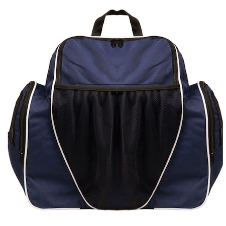 Champion Sports 18 x 19 x 10 in. Deluxe All Purpose Backpack, Navy BP1810NY
